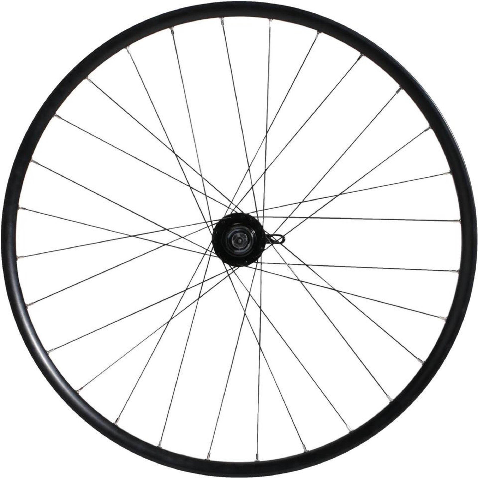 Roată Spate bicicletă polivalentă 28″/MTB 29″ Perete Dublu Negru decathlon.ro imagine 2022