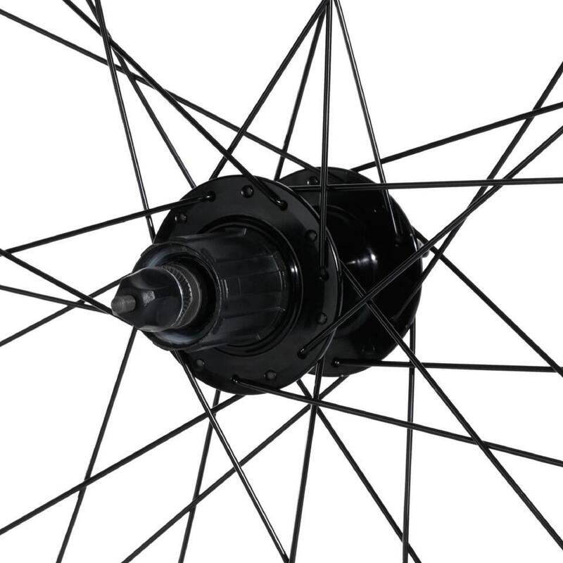 MTB achterwiel inch 9x135 mm dubbelwandig schijfrem zwart | RIVERSIDE | Decathlon.nl