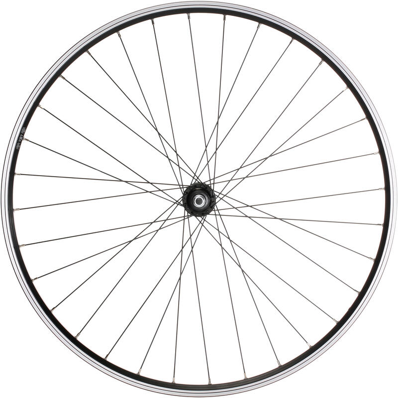 ACHTERWIEL HYB 28" / DUBBELWANDIG / Freewheel / V-brake/ Schroef / Zwart