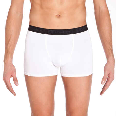 Men's Breathable Running Boxers - white