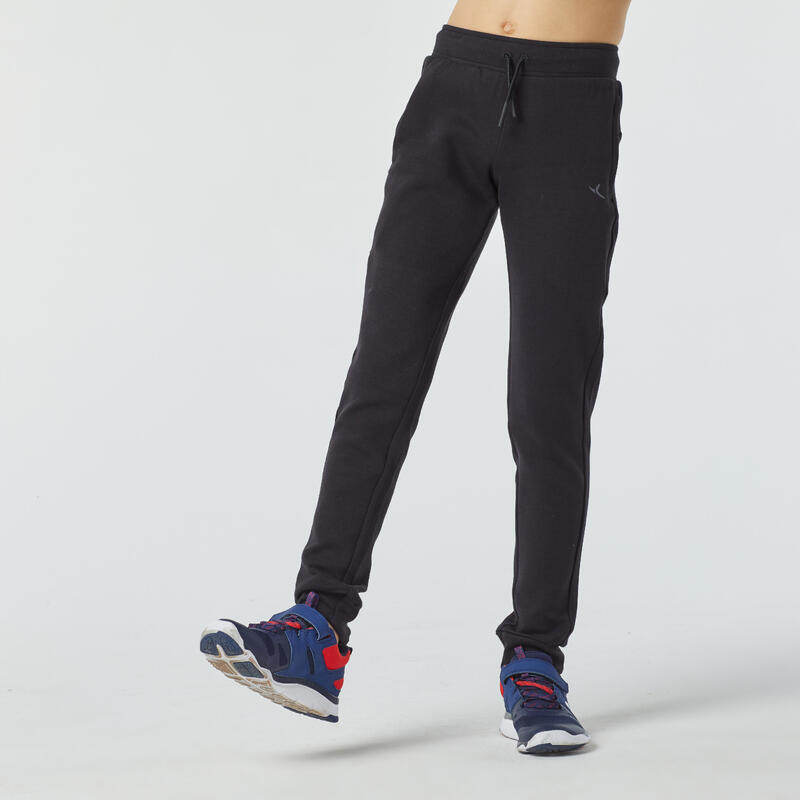 Pantalon de trening respirant 900 Educație fizică Negru Copii