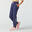 Kids' Jogging Bottoms with Pockets - Navy/Pink