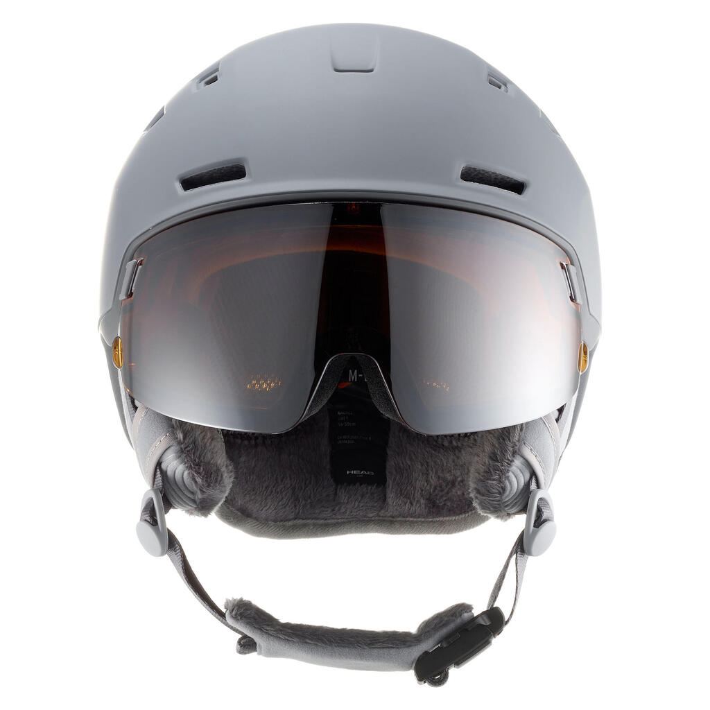 Ski helmet with visor Head Rachel - Grey