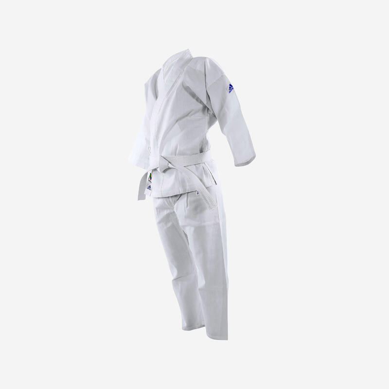 Kimono bambino karate ADIDAS K200E 2 taglie in 1 bianco