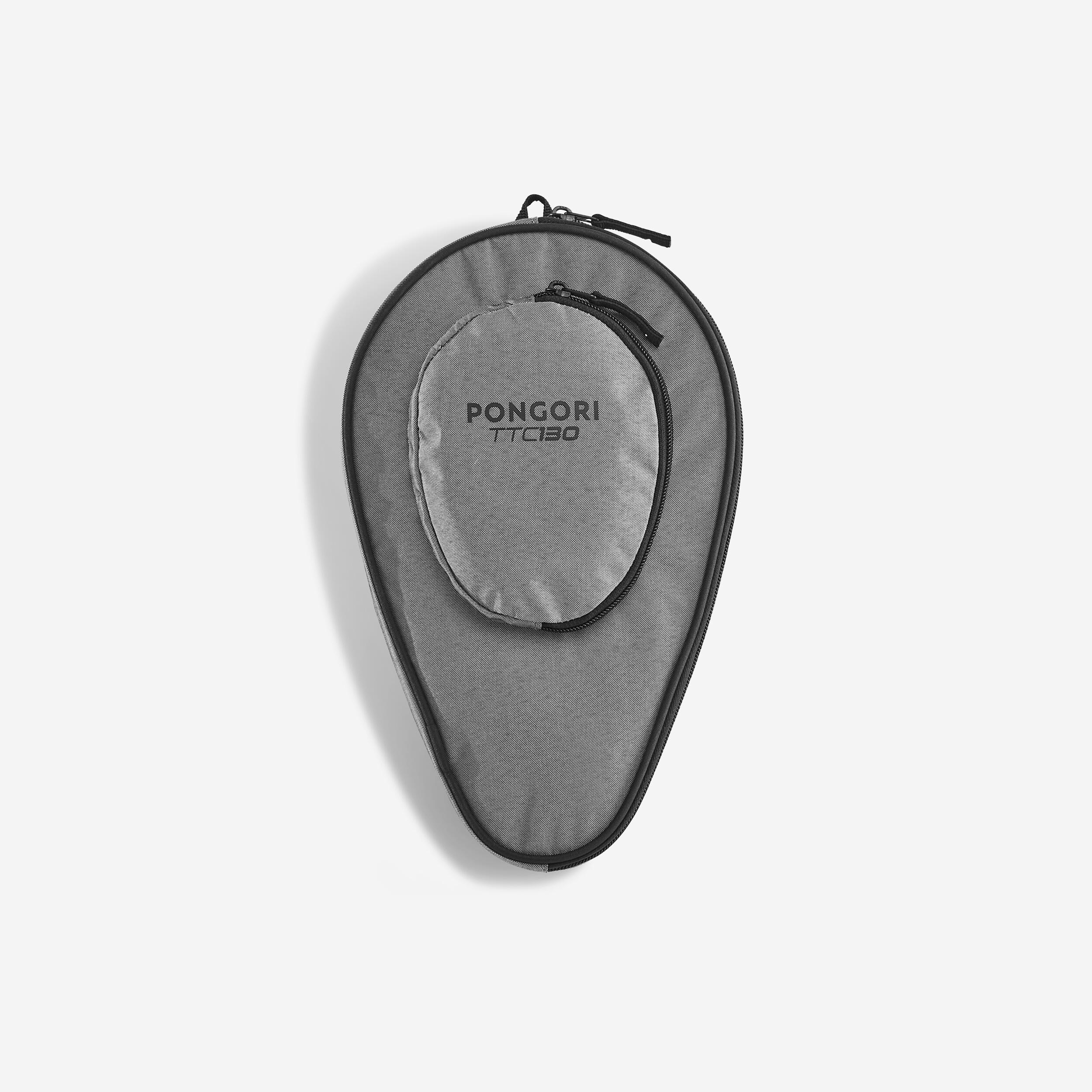 Table Tennis Bat Cover TTC 130 Grey Table tennis bat cover ttc 130 grey