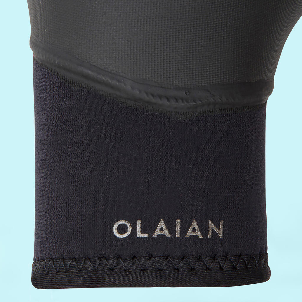 Neoprénové rukavice na surf 5 mm čierne