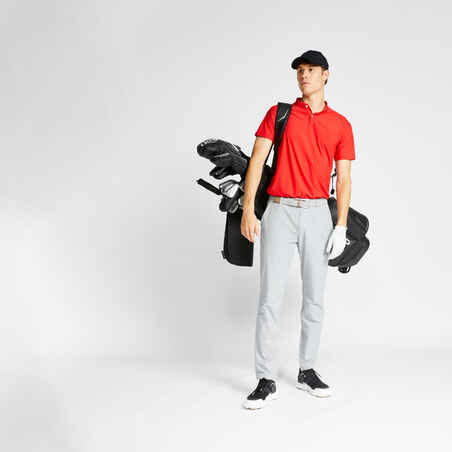 Men's short-sleeved golf polo shirt - WW900 red