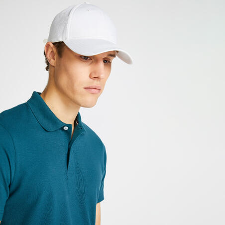 Polo de golf manches courtes homme MW500 pétrole