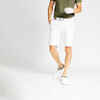 Men's golf chino shorts - MW500 white