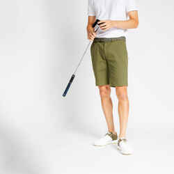 Men's golf chino shorts - MW500 khaki