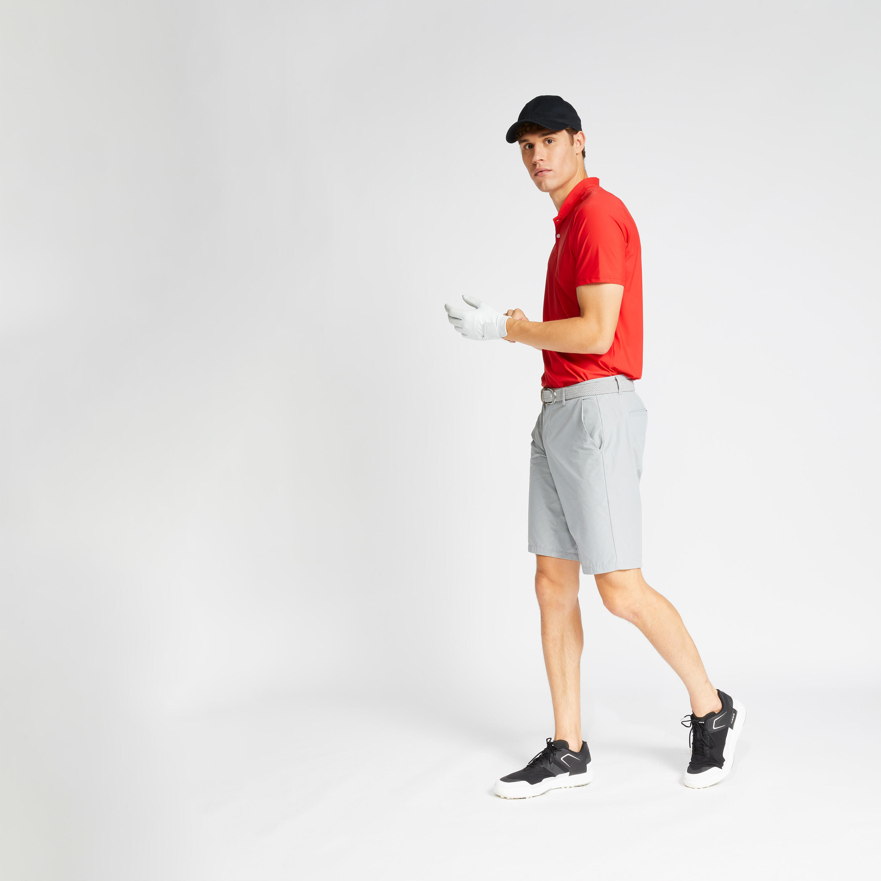Polo de golf manga corta Hombre - WW900 rojo 3/8