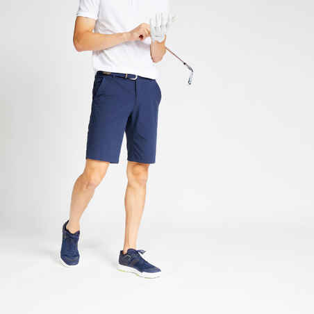Mornarsko modre moške kratke hlače za golf WW500
