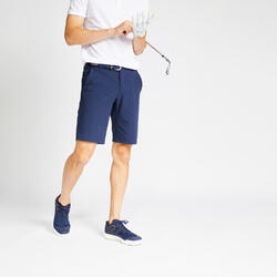 Golfshort voor heren WW500 marineblauw