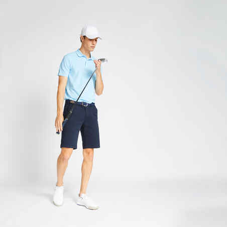 Men's golf shorts MW500 navy blue