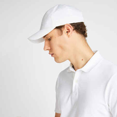 Men's golf short-sleeved polo shirt MW500 white