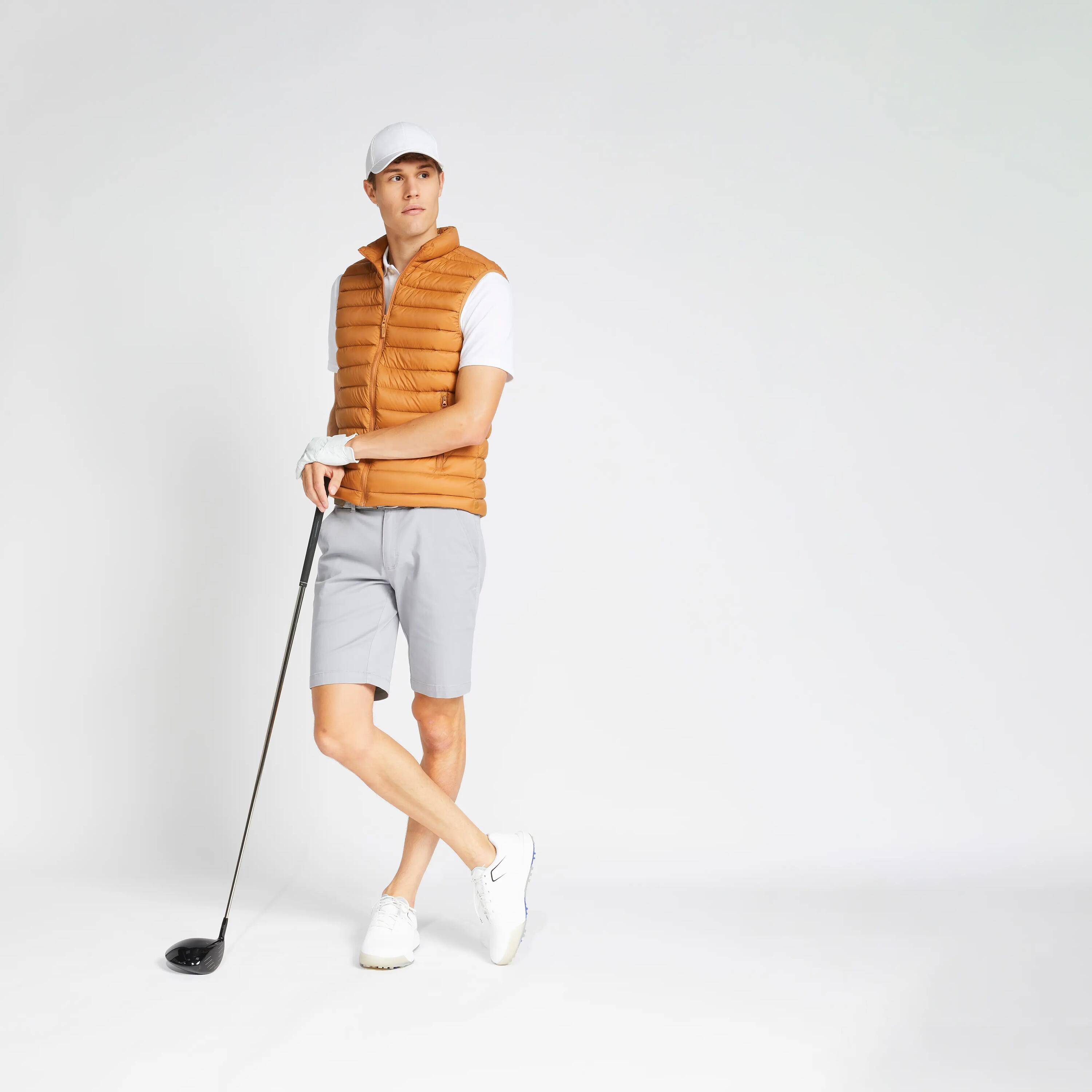Chaleco golf Hombre MW500 avellana 17/22