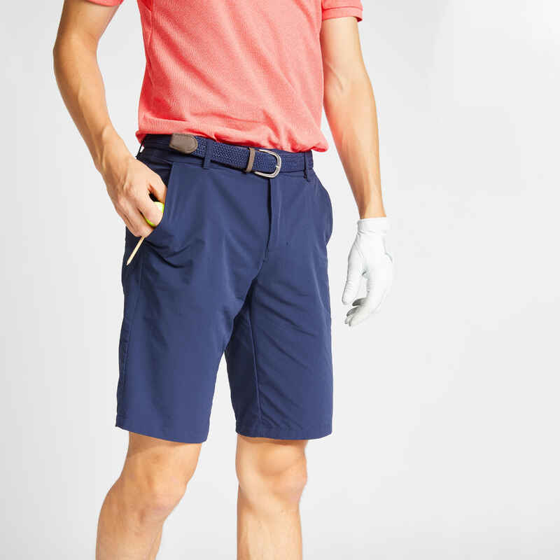 Pantalón corto golf WW500 azul marino - Decathlon