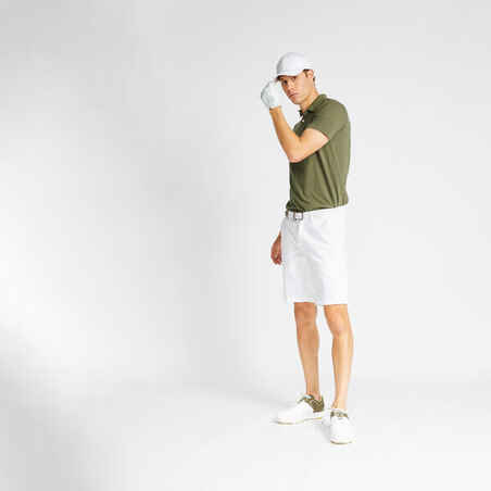 Men's golf shorts MW500 white