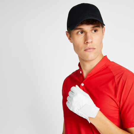 Men's short-sleeved golf polo shirt - WW900 red