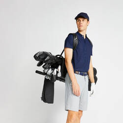 Men's golf short-sleeved polo shirt WW900 navy blue