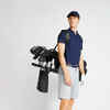 Pánska golfová polokošeľa s krátkym rukávom WW900 modrá
