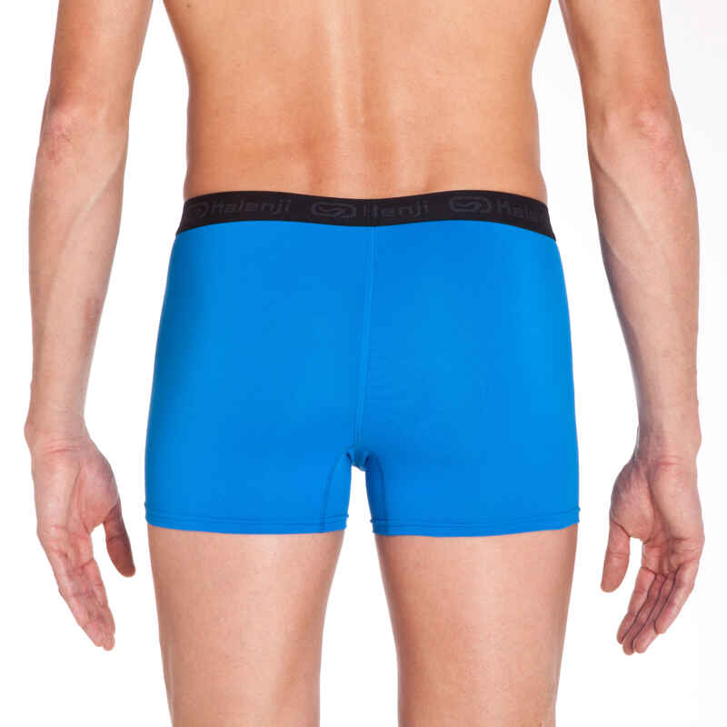 MEN'S BREATHABLE RUNNING BOXERS - BLUE