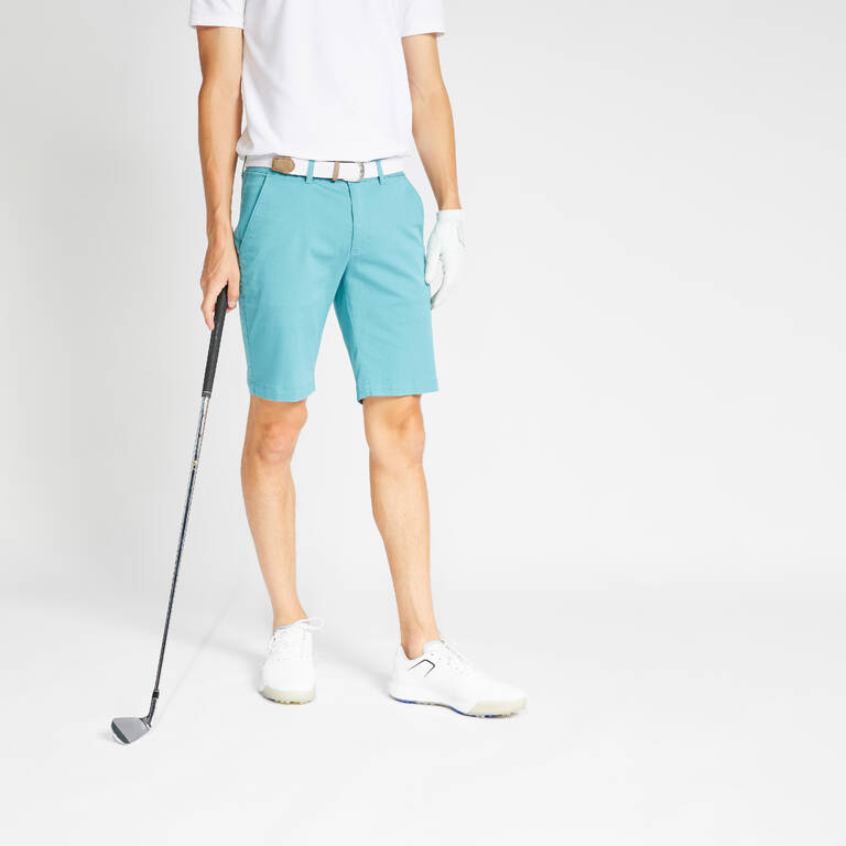 Men Golf Shorts MW500 Turquoise