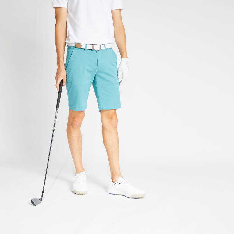 Men's golf shorts MW500 turquoise