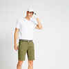 Polo de golf manches courtes homme MW500 blanc