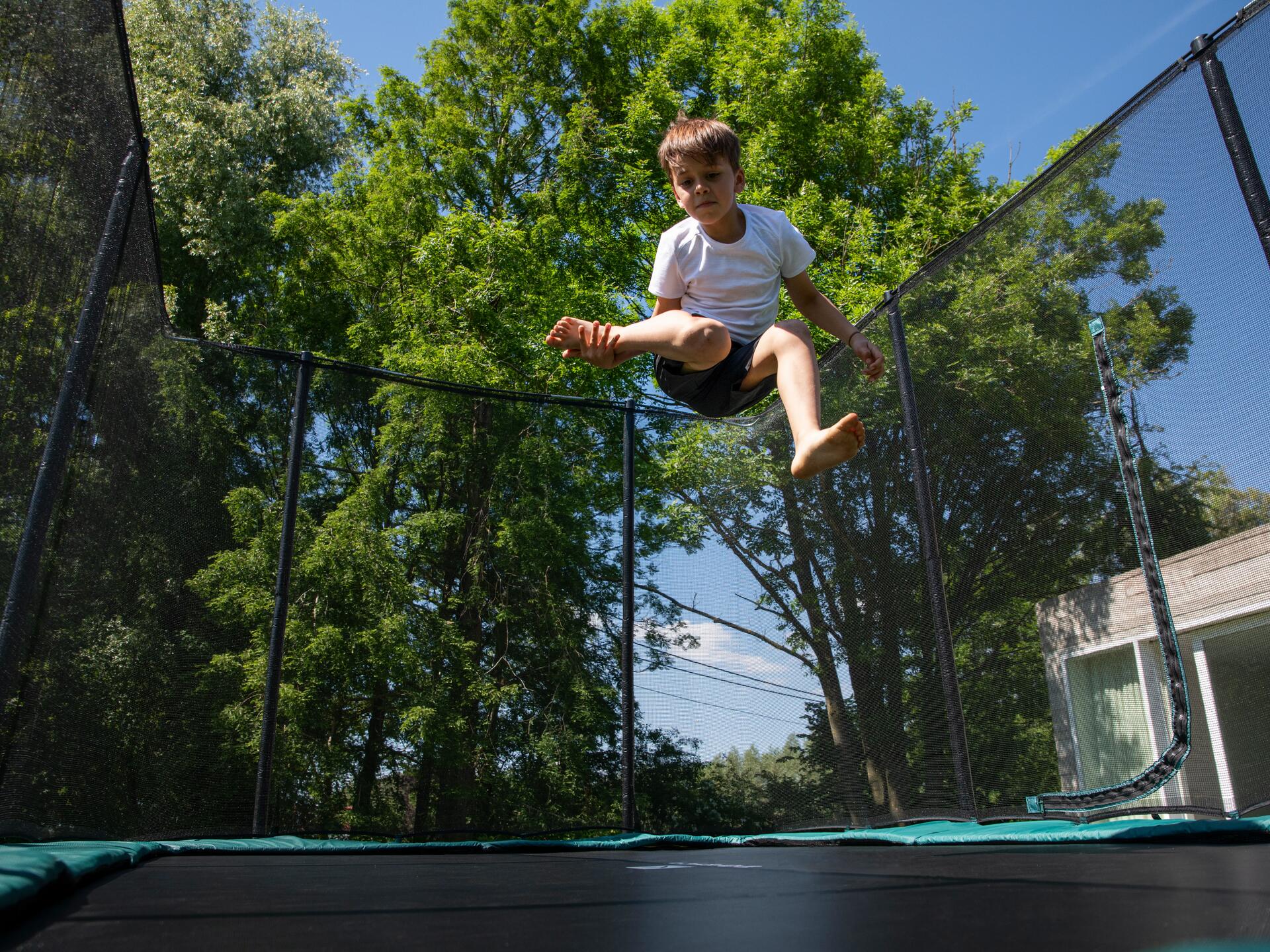 Trampolin 420 rund: Montageanleitung, Reparatur 