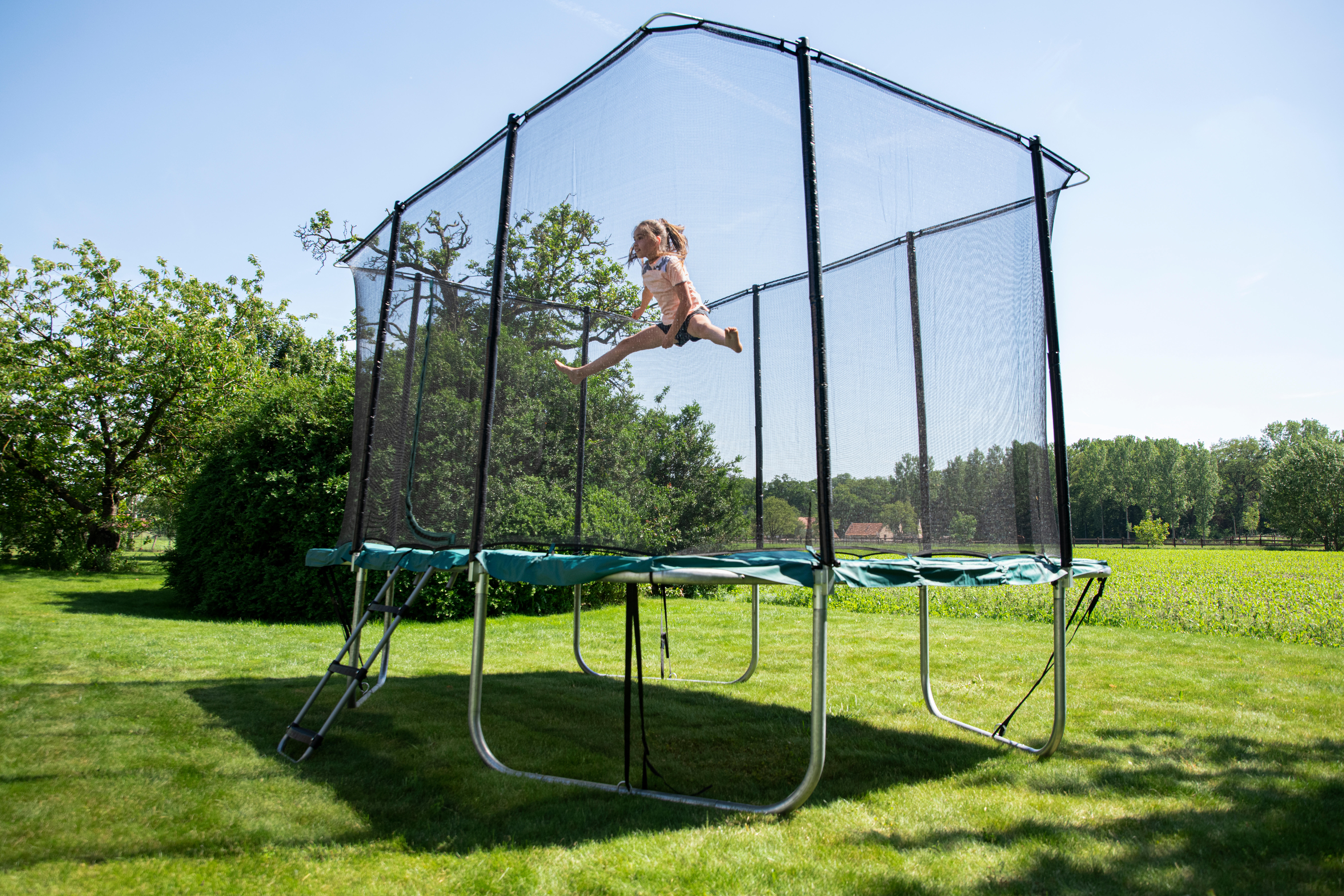 TRAMPOLINE RECTANGULAIRE 520 decathlon domyos : NOTICE  REPARATION