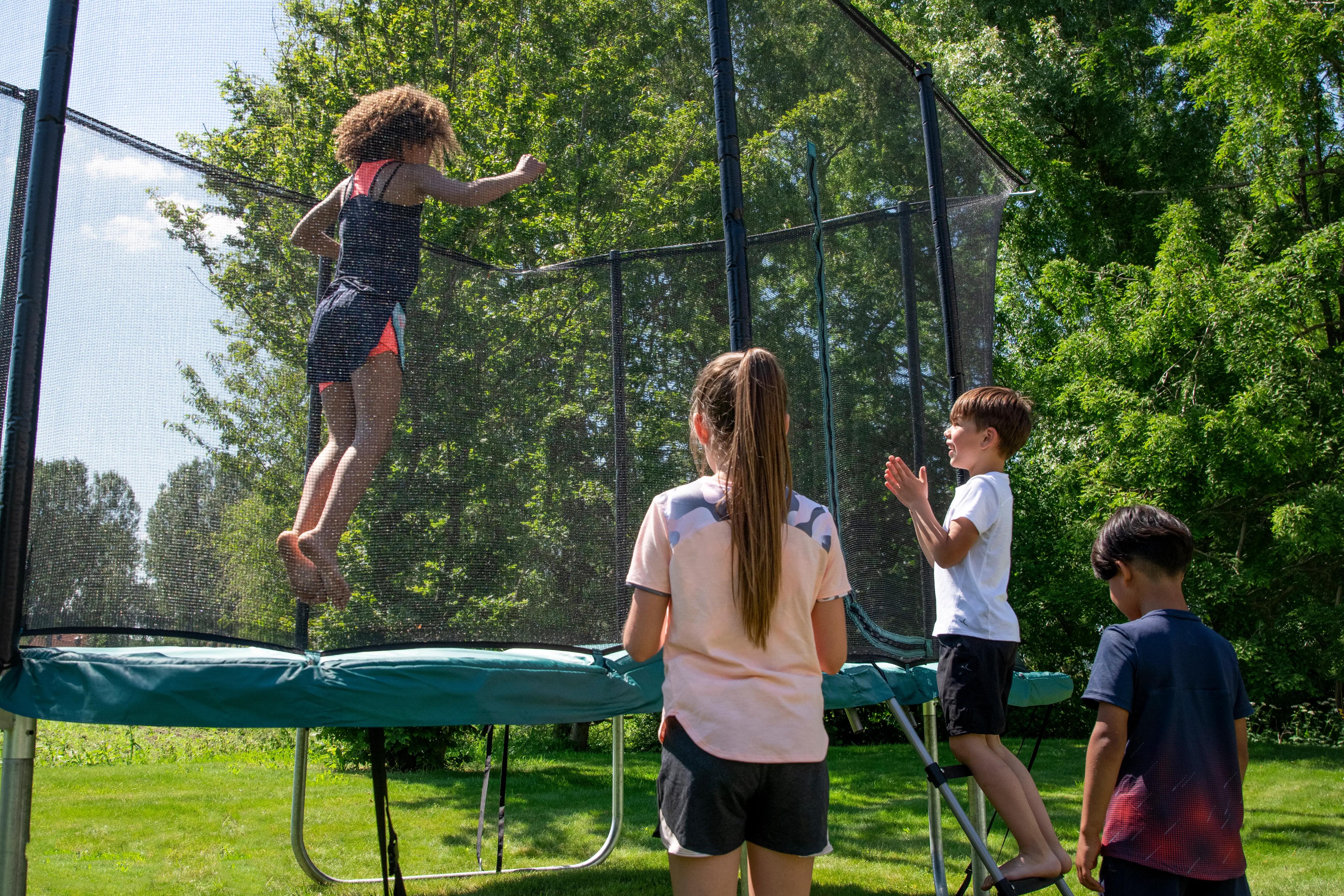 TRAMPOLINE RECTANGULAIRE 520 decathlon domyos : NOTICE  REPARATION