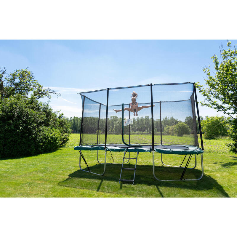 TRAMPOLINE RECTANGULAIRE 520 AVEC FILET DE PROTECTION