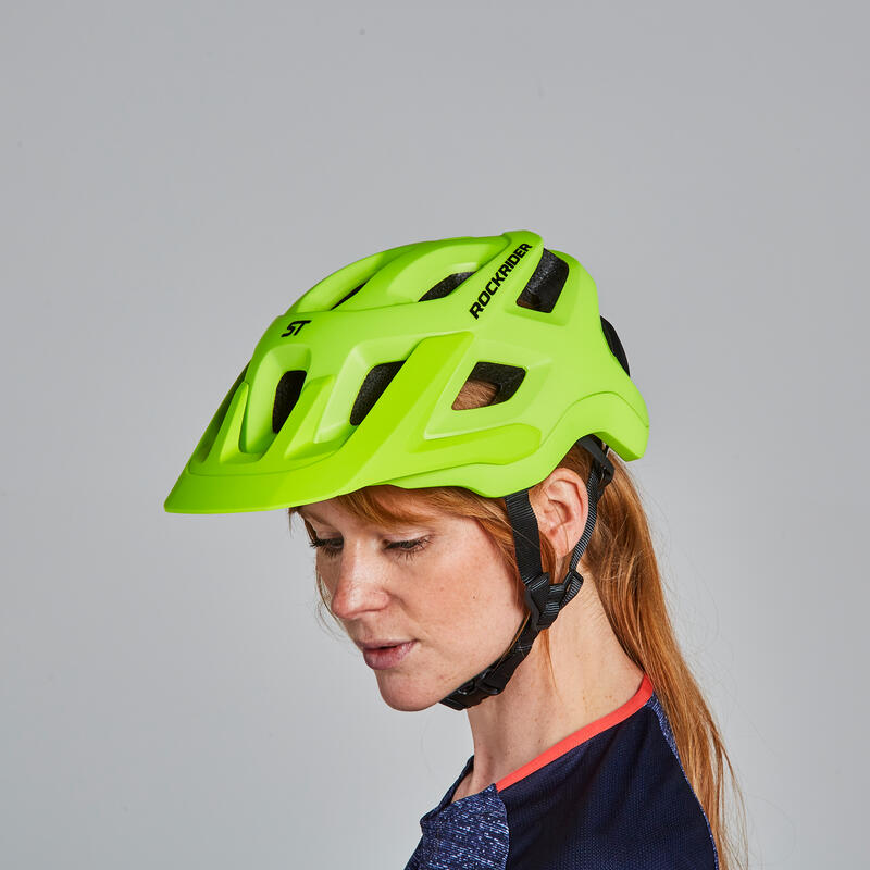Mountain Biking Helmet ST 500 - Neon Yellow