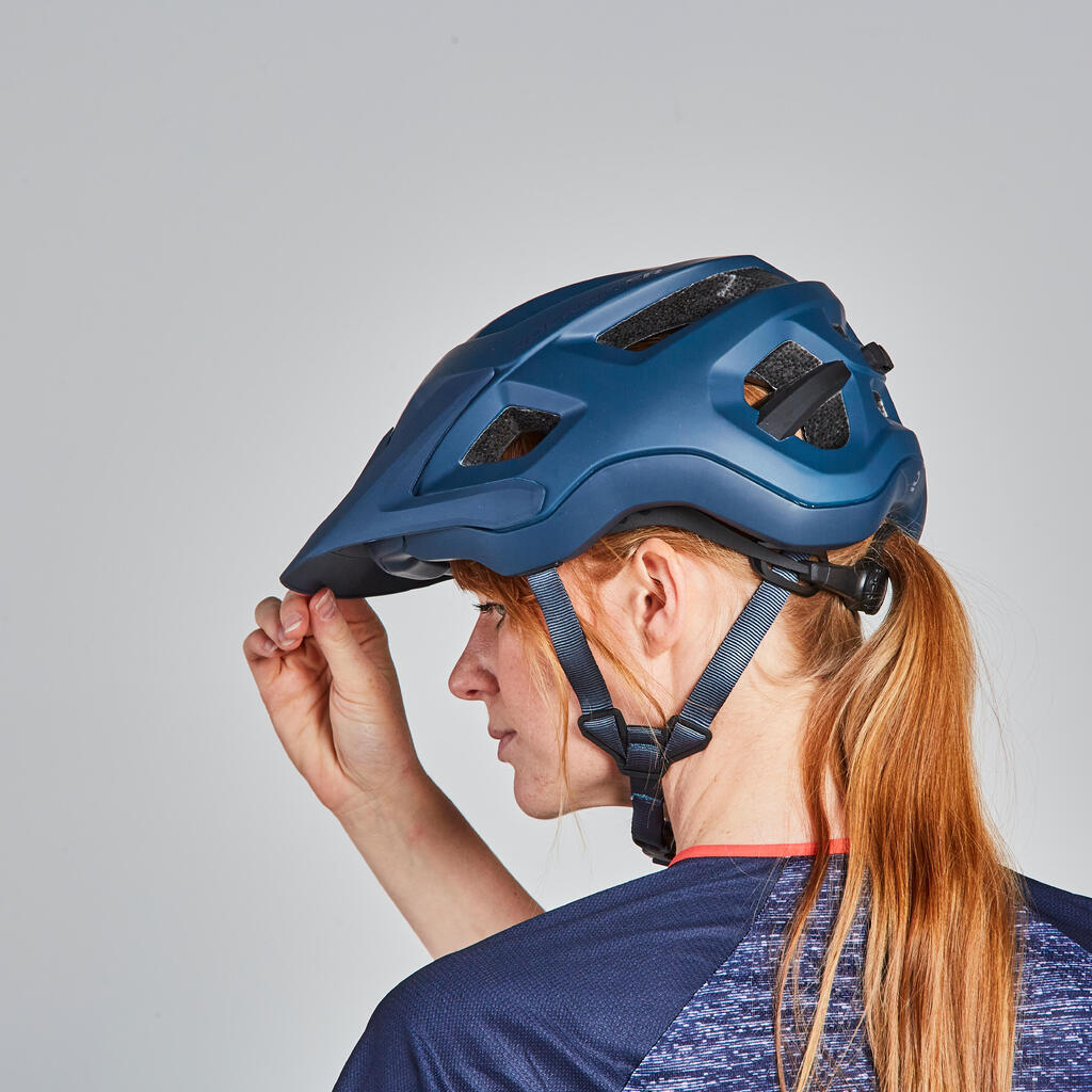 CASQUE VELO VTT EXPL 500 BLEU