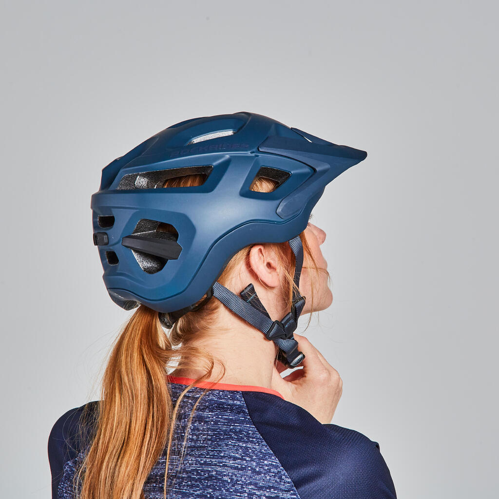 CASQUE VELO VTT EXPL 500 BLEU