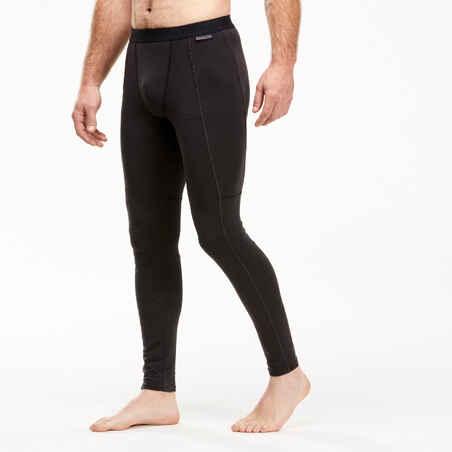 Mallas largas/Leggings prenda interior lana merina trekking montaña Hombre  MT500 - Decathlon