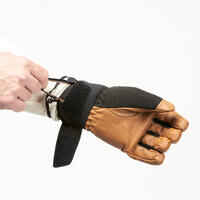 Handschuhe MT900 Leder wasserdicht Erwachsene braun 