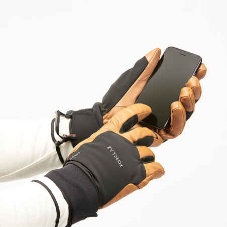 Handschuhe MT900 Leder wasserdicht Erwachsene braun 