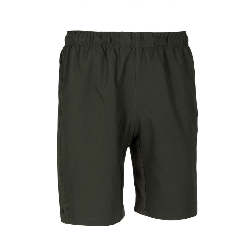 Pantalón corto short con bolsillo Hombre Domyos FST 120 verde