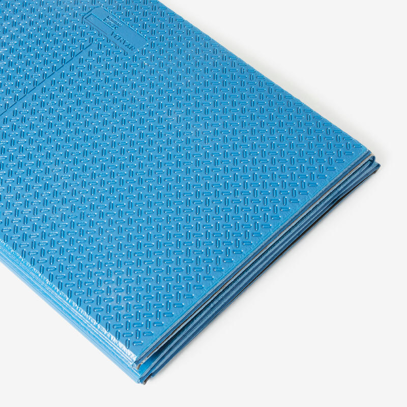 Tapete de Ginástica e Pilates 160 cm x 58 cm x 7 mm Tone Mat Fold Azul