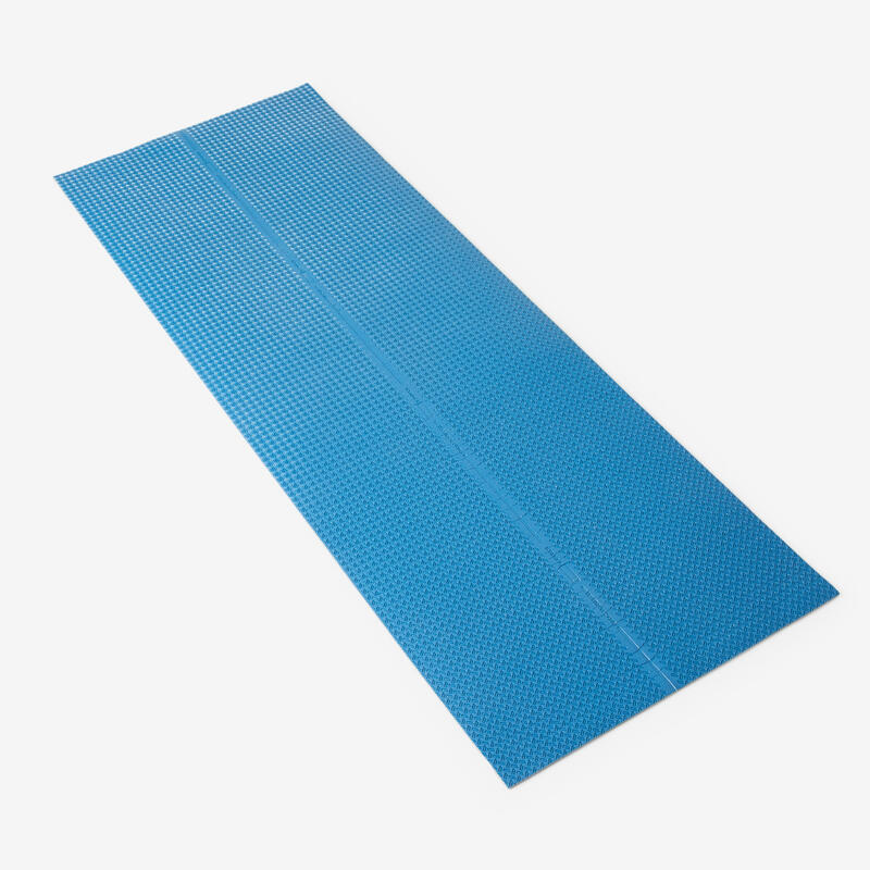 Tapete Dobrável de Ginástica e Pilates 7 mm Tonemat Azul