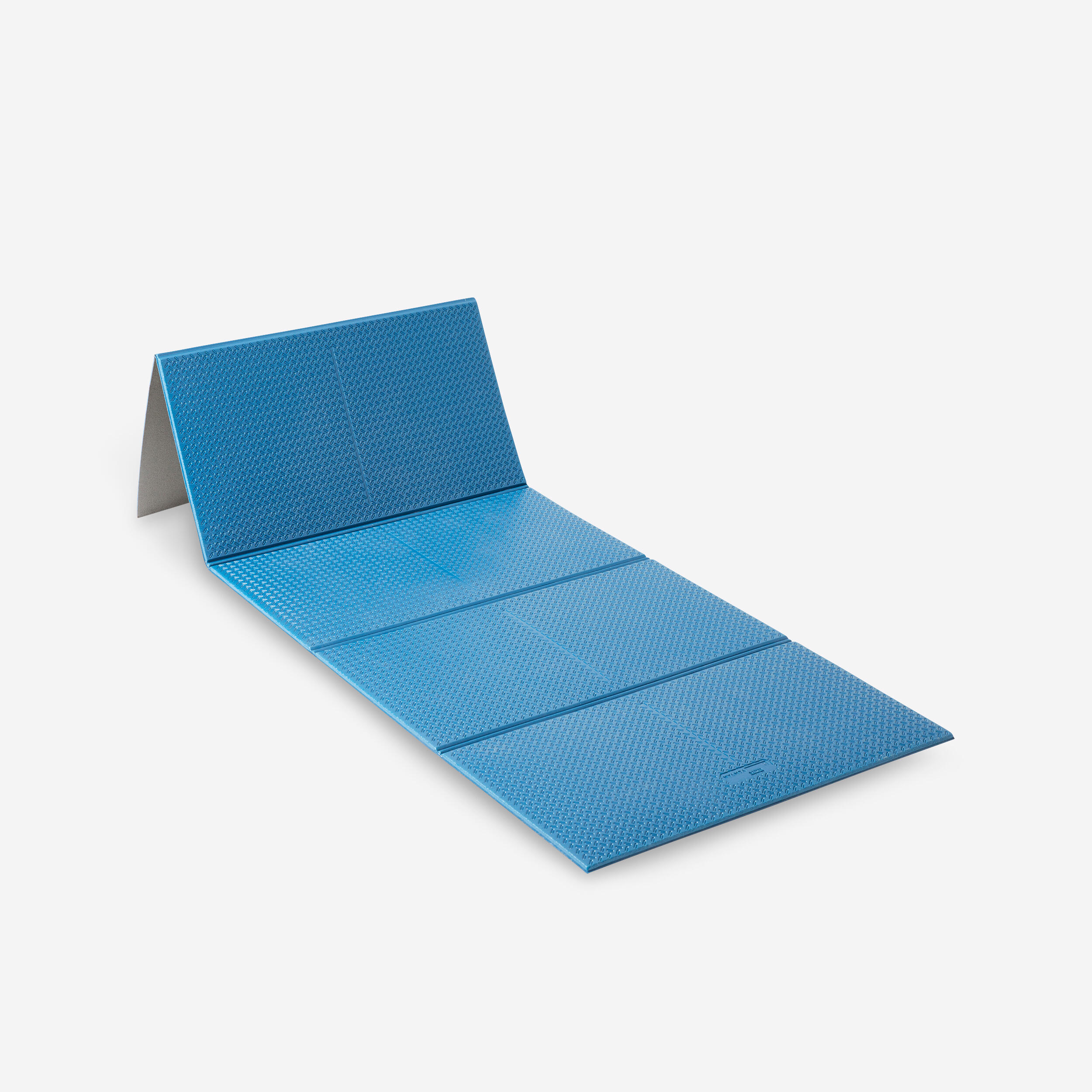 DOMYOS Folding Fitness Mat 160 cm x 58 cm x 7 mm - Blue