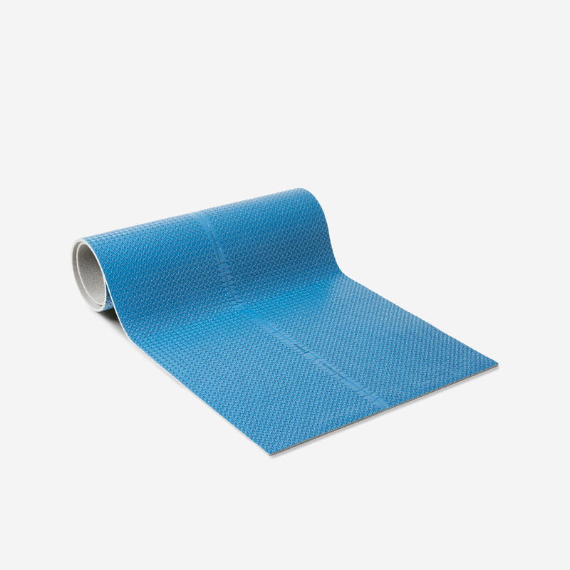 Tapis de sol fitness 160 cm x 58 cm x 7 mm - Tone mat Bleu