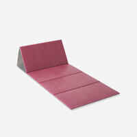 Folding Fitness Mat 100 - 160 cm x 58 cm x 7 mm - Purple