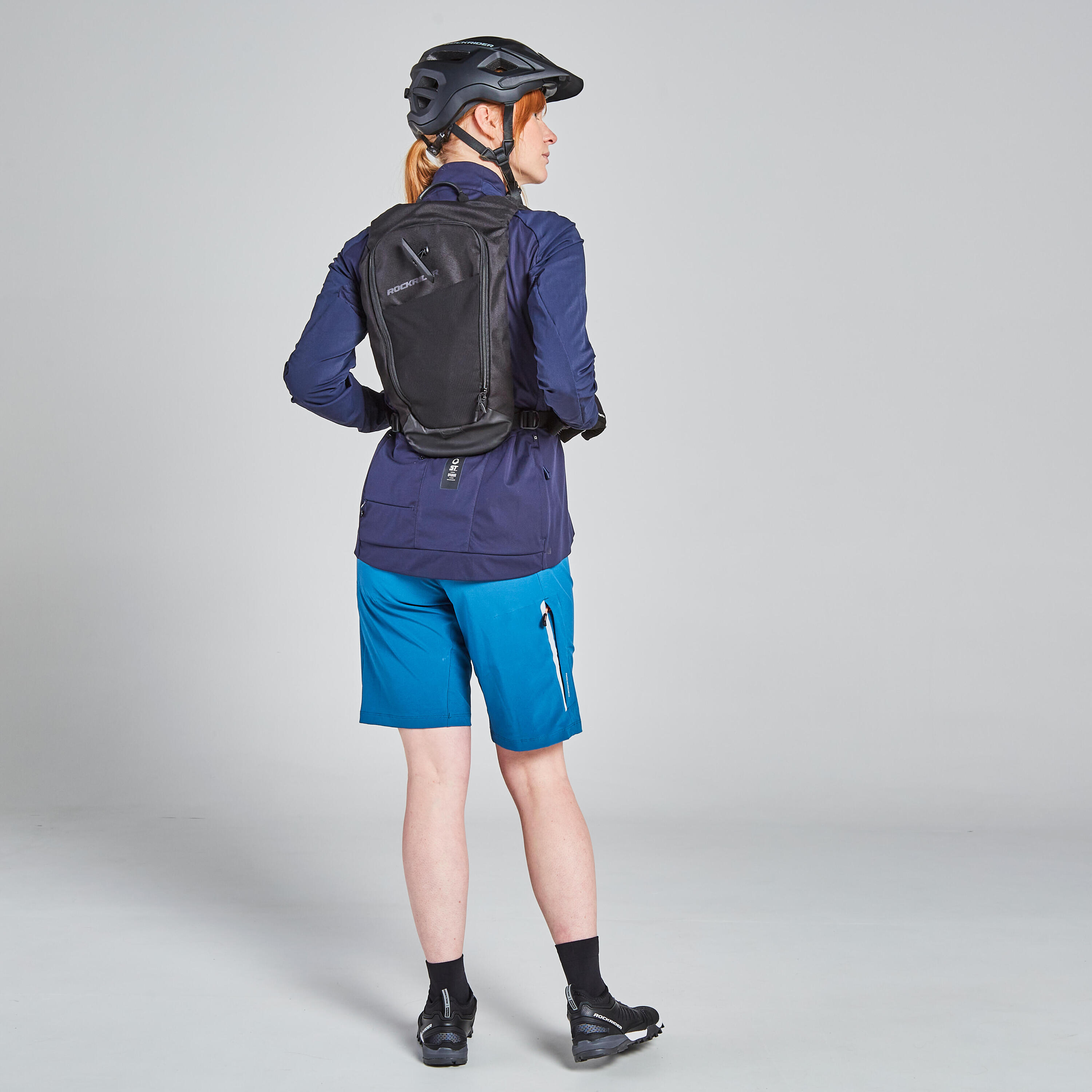 Women's Mountain Bike Shorts EXP 700 - Turquoise 4/11