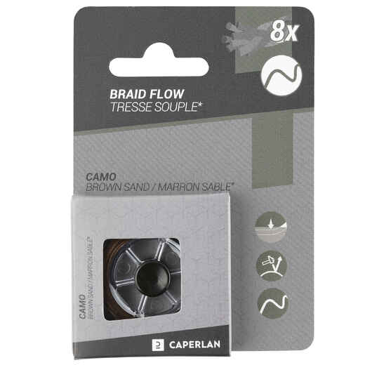 
      Braided carp fishing leader Flow 20m - brown/sandy
  