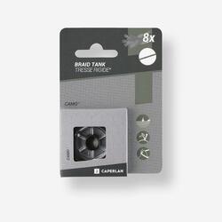 Bas de ligne tresse tank 20m pêche de la carpe