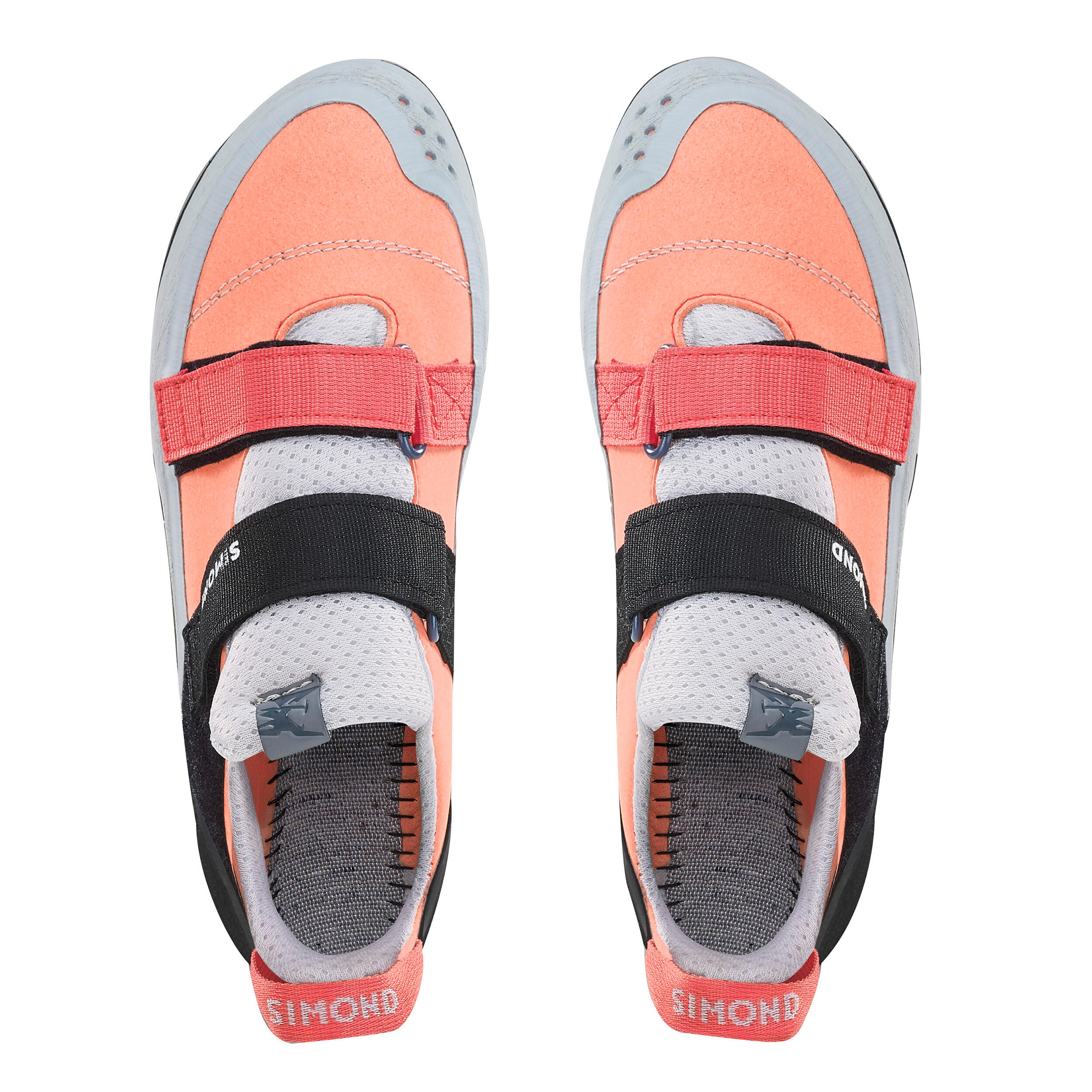 Comfortable rock climbing shoes, coral 12/12