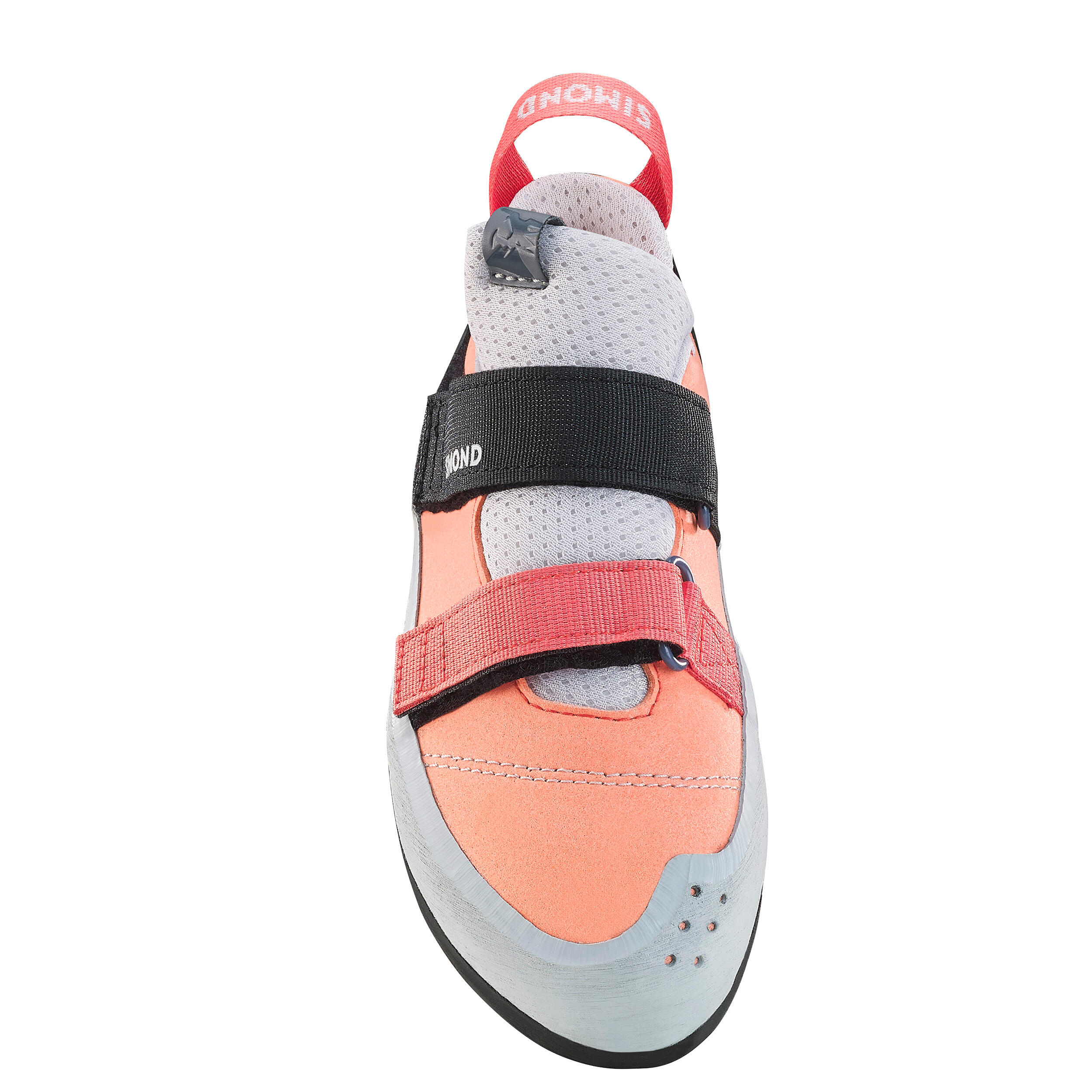 Comfortable rock climbing shoes, coral 6/12